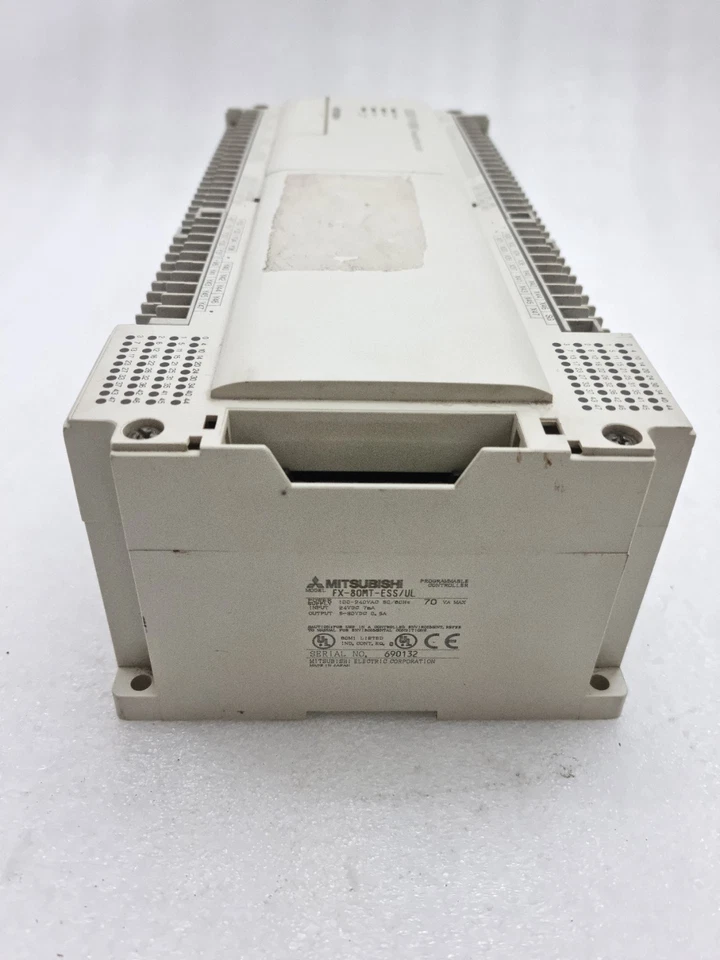 MITSUBISHI FX-80MT-ESS/UL PROGRAMMABLE CONTROLLER 100-240VAC (ERROR BLINK )